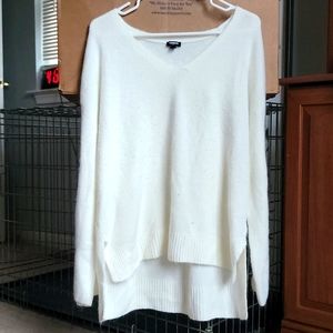 Womens white sweater